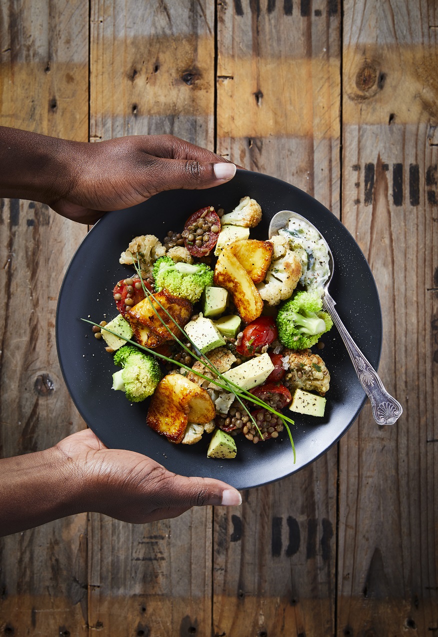 Halloumi salad small